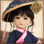 8" Four Kindergartners Bomi : Gratefulness (Korea) -FA0026A