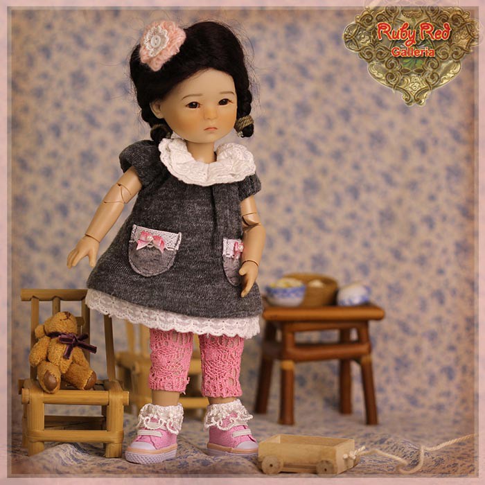 8" Ten Ping Spring outfit - Knitted Dress Style (HC0011A)