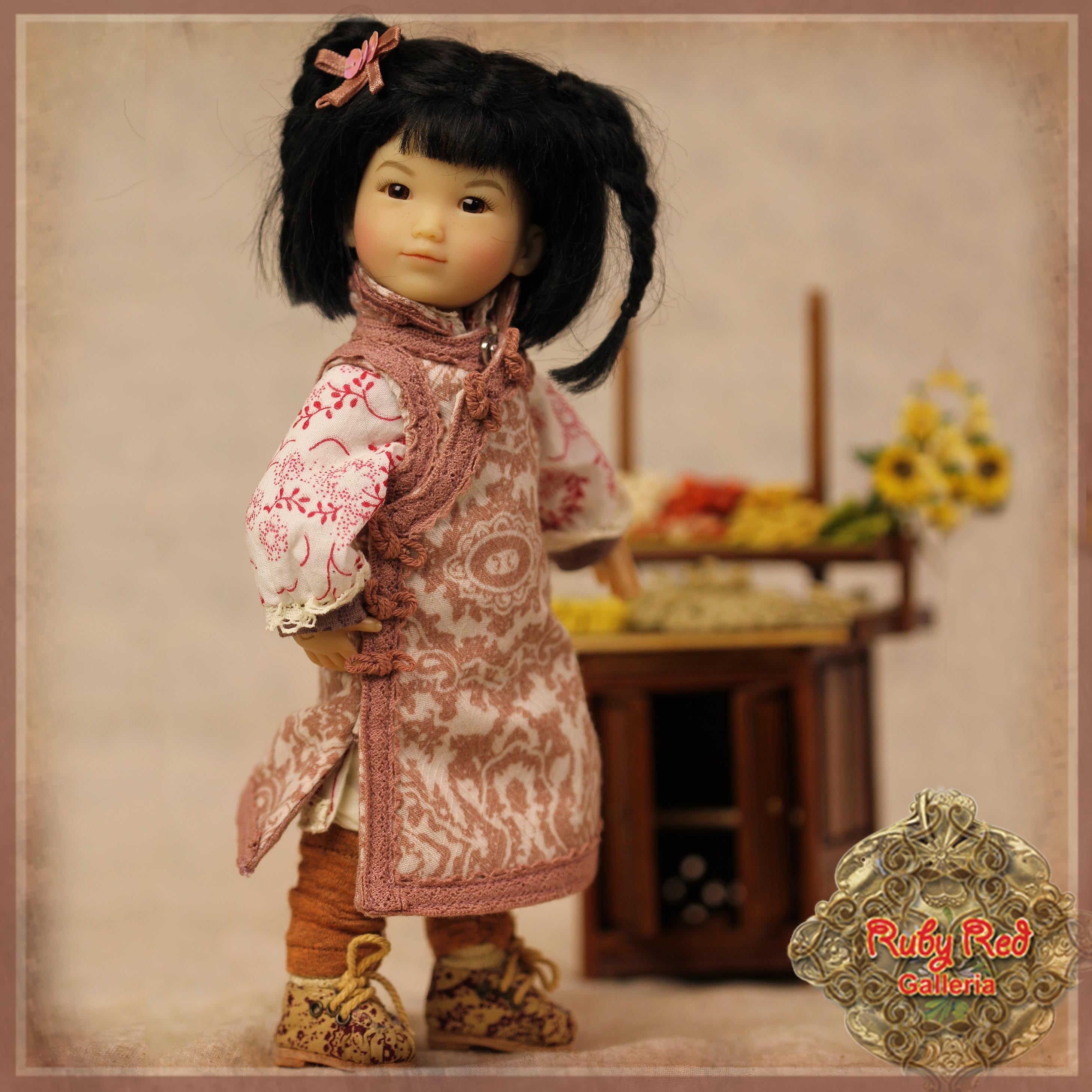 8" Ten Ping Spring Outfit - Qi Po Style (HC0012A)