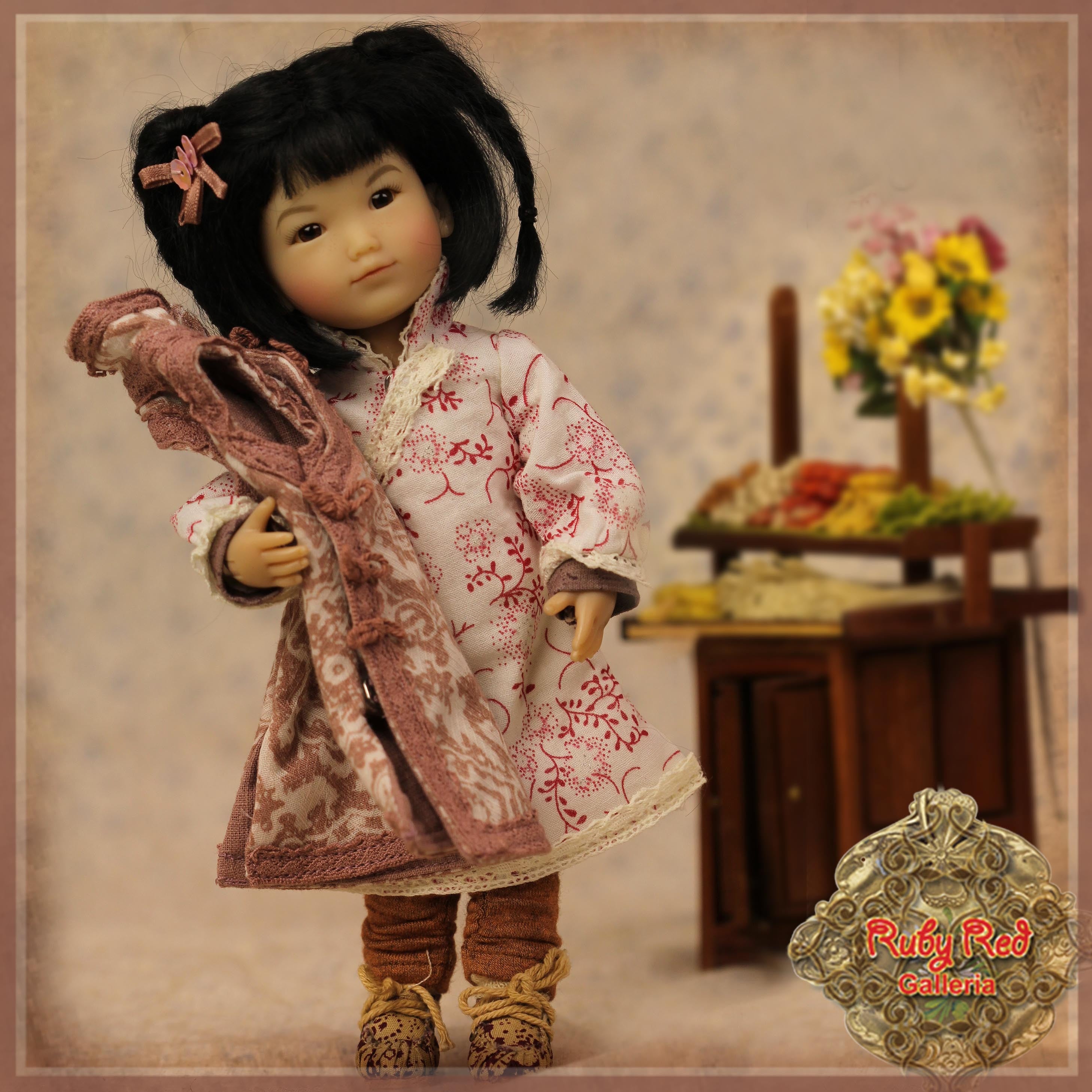 8" Ten Ping Spring Outfit - Qi Po Style (HC0012A)