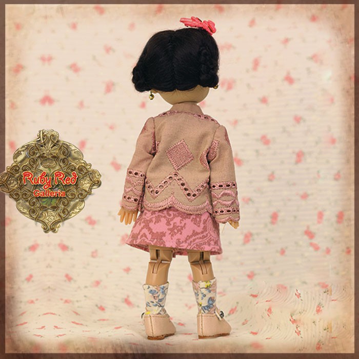 8" Ten Ping Floral Embroidery Outfit (HC0024A)