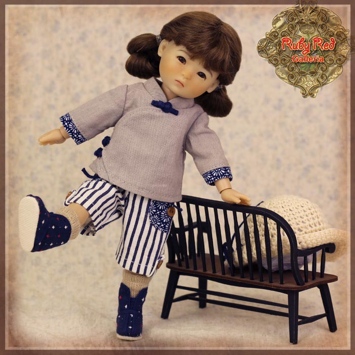 8" Ten Ping Outfit - Pants Style (HC0041A)