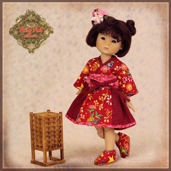 8" Ten Ping Printed Dress Outfit (HC0042A)