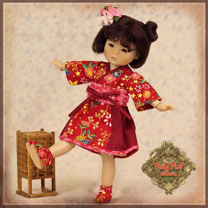 8" Ten Ping Printed Dress Outfit (HC0042A)