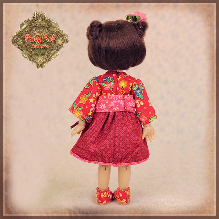 8" Ten Ping Printed Dress Outfit (HC0042A)