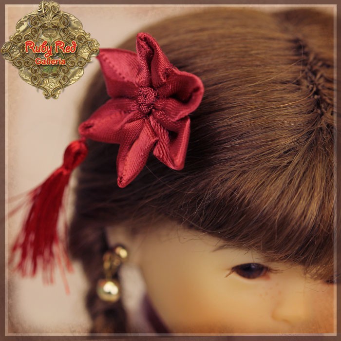 8" Ten Ping Red and Pink Twins Outfit (HC0047A)