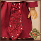 8" Ten Ping Red and Pink Twins Outfit (HC0047A)