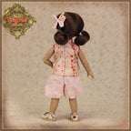 8" Ten Ping Pink Floral Printed Outfit (HC0052A)