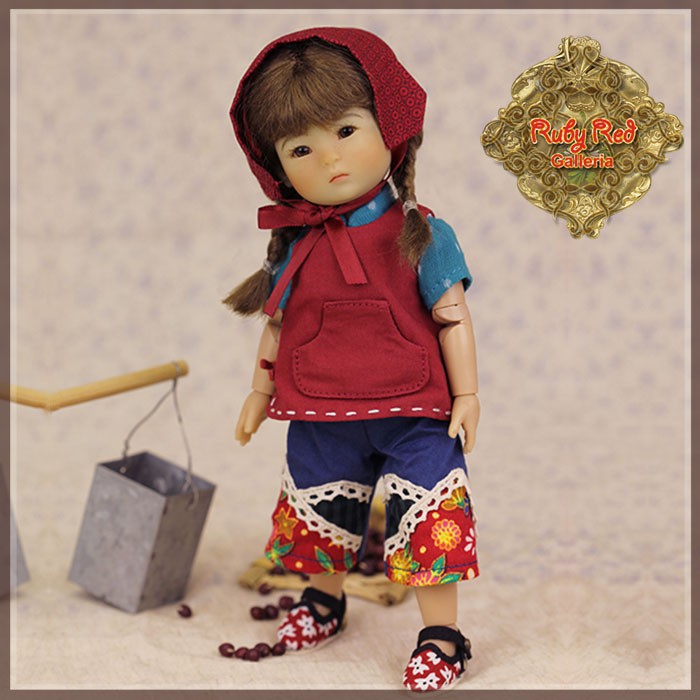 8" Ten Ping Twins Work Cloth (HC0054A)