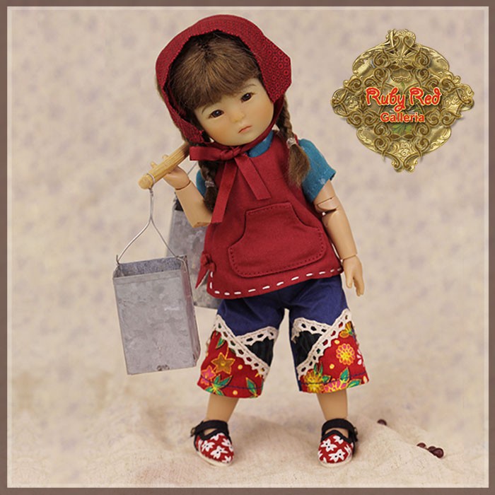 8" Ten Ping Twins Work Cloth (HC0054A)