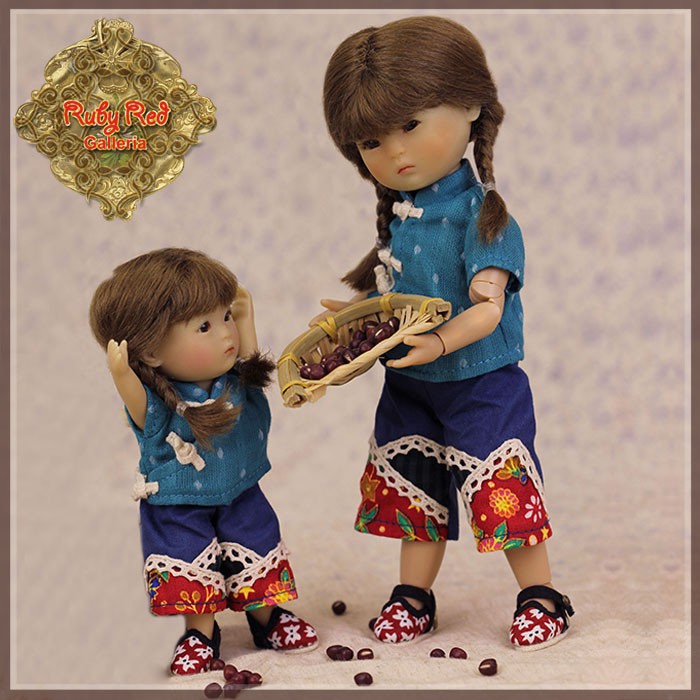 8" Ten Ping Twins Work Cloth (HC0054A)