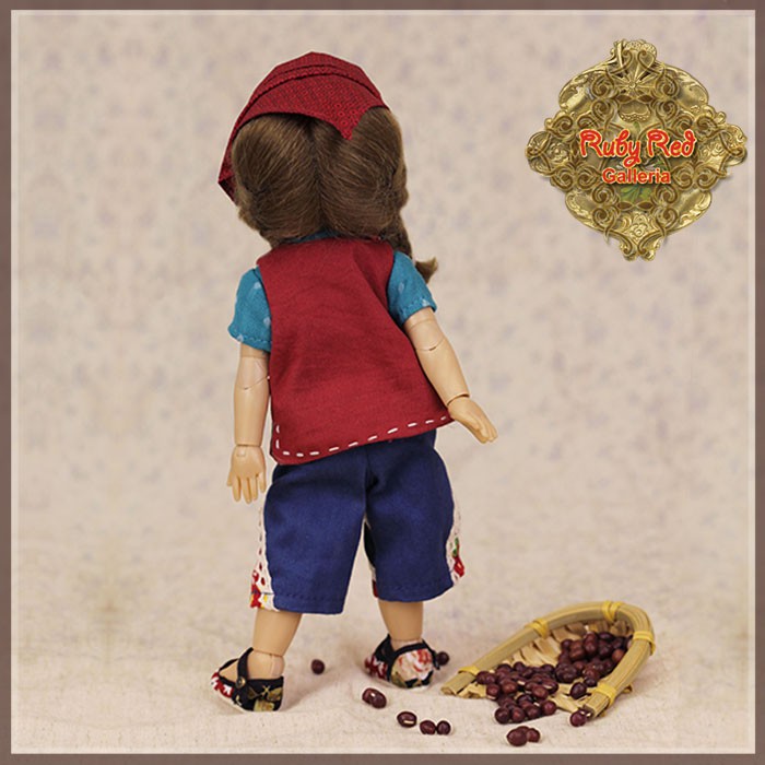 8" Ten Ping Twins Work Cloth (HC0054A)