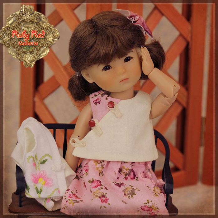 8" Ten Ping Floral Outfit (HC0057A)