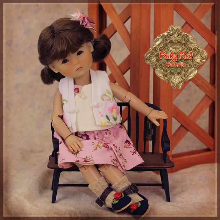 8" Ten Ping Floral Outfit (HC0057A)