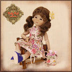 8" Ten Ping Floral Dress (HC0059A)