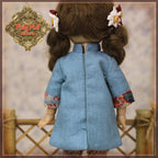 8" Ten Ping Embroidered Qi Po Costume (HC0062A)