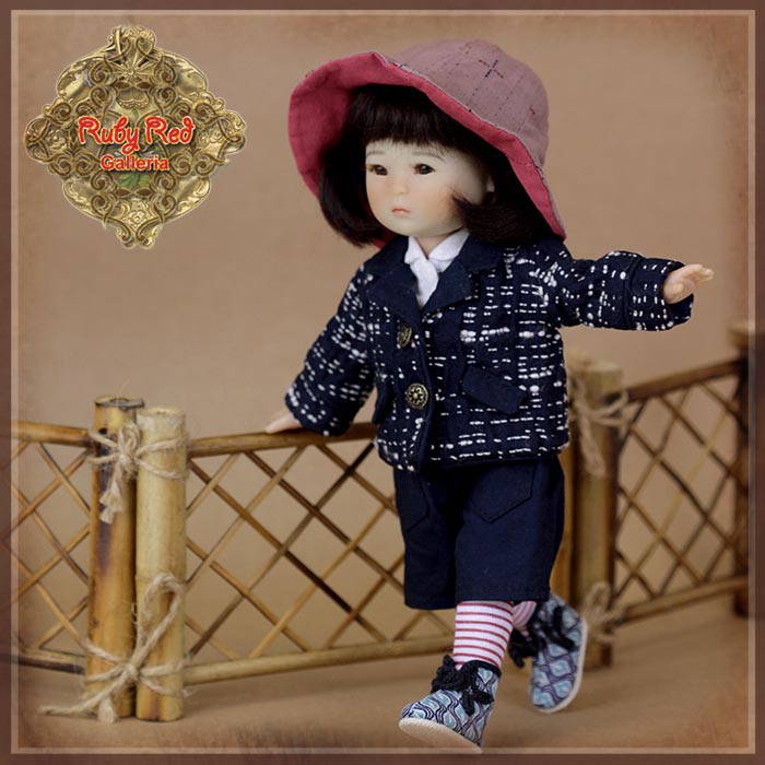 8" Ten Ping Twins Picnic Outfit (HC0064A)