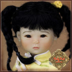 8" Teng Ping Yellow Embroidered Outfit (HC0069A)