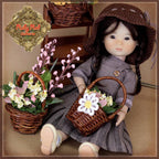 8" Teng Ping Twin Grey Dress outfit (HC0075A)