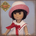 8" Ten Ping White and Red Outfit (HC0077A)