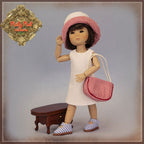 8" Ten Ping White and Red Outfit (HC0077A)