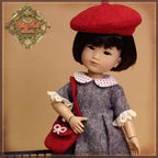 8" Ten Ping Red & Grey Outfit (HC0086A)