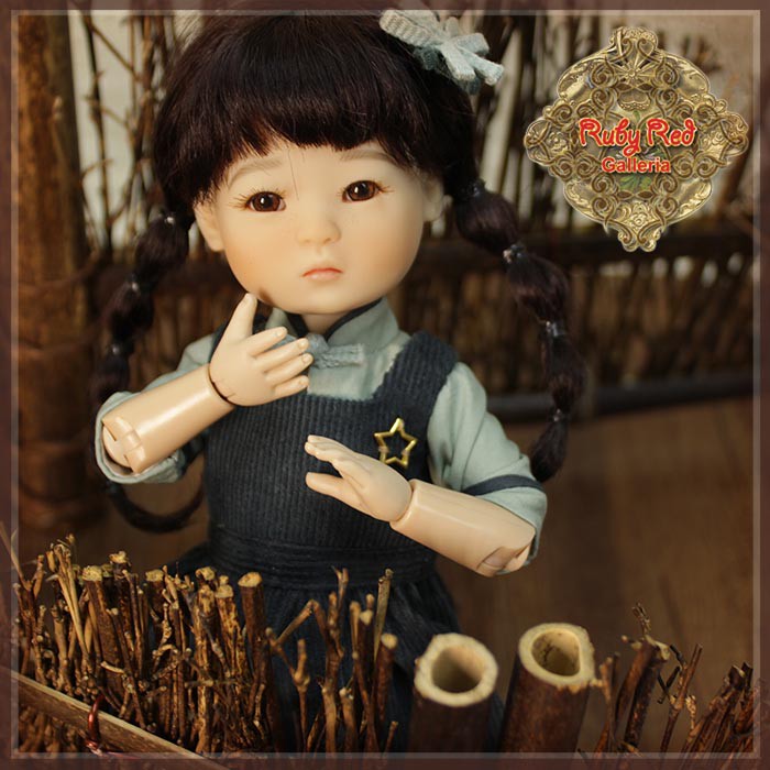 8" Ten Ping Gray-Blue Outfit (HC0088A)