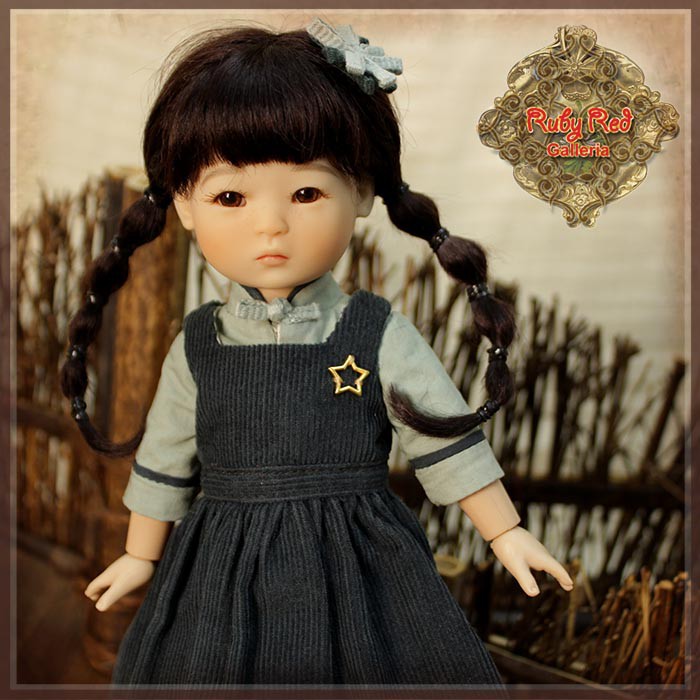 8" Ten Ping Gray-Blue Outfit (HC0088A)