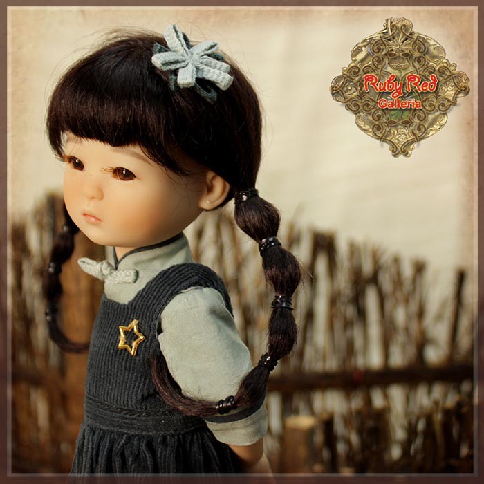 8" Ten Ping Gray-Blue Outfit (HC0088A)