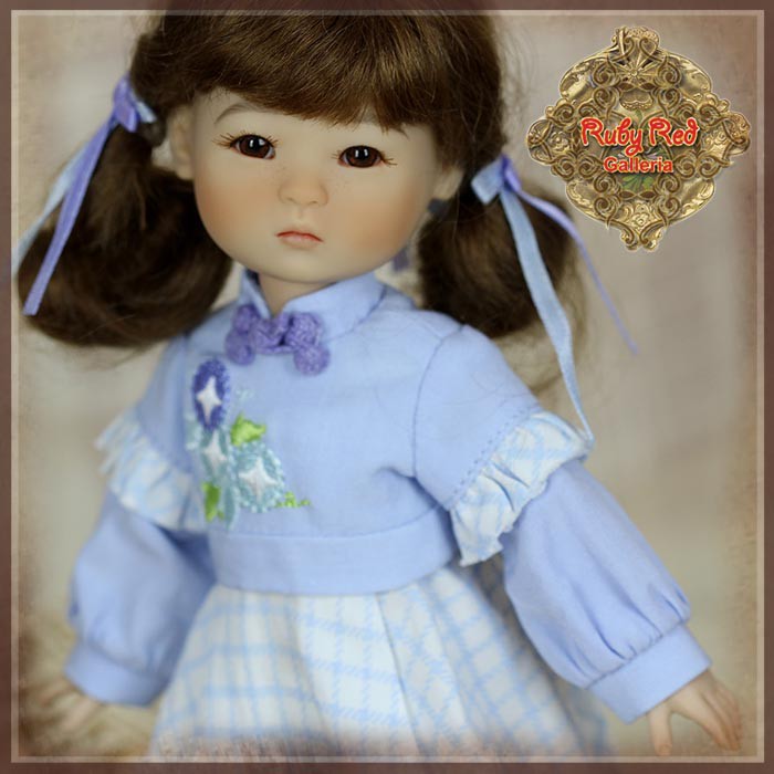 8" Ten Ping Light Purple Chinese Outfit (HC0096A)