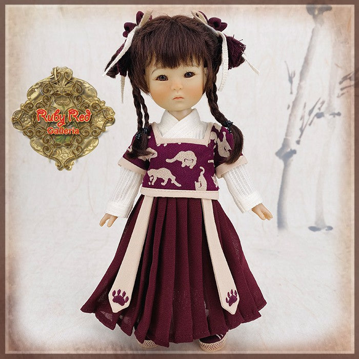 8" Ten Ping Saffron Chinese Outfit (HC0109A)