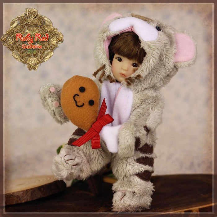 5.5" Yu Ping Grey Tiger Animal Costume (HC0029A)