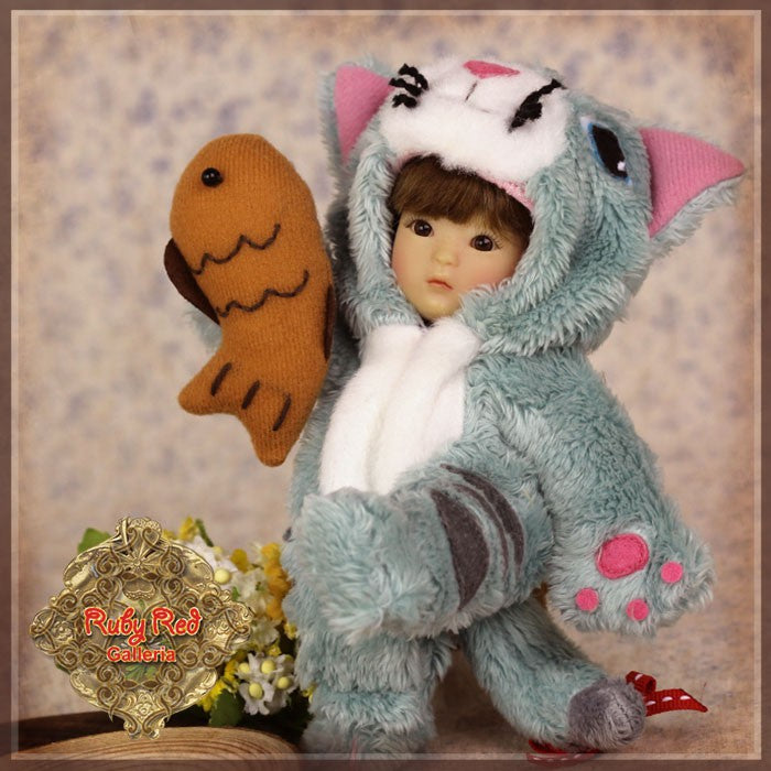 5.5" Yu Ping Blue Cat Animal Costume (HC0030A)