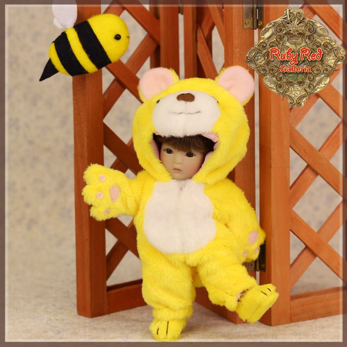 5.5" Yu Ping Yellow Bear Animal Costume (HC0046A)