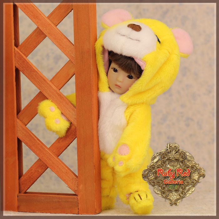 5.5" Yu Ping Yellow Bear Animal Costume (HC0046A)