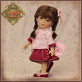 5.5" Yu Ping Red and Pink Twins outfit (HC0048A)