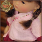 5.5" Yu Ping Red and Pink Twins outfit (HC0048A)