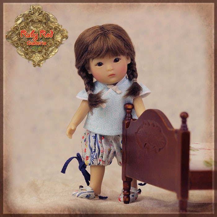 5.5" Yu Ping Sleepwear Twins Outfit (HC0050A)