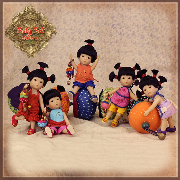 5.5'' Tanghulu Si Xi’er (Love) Doll Set (TA0004A)