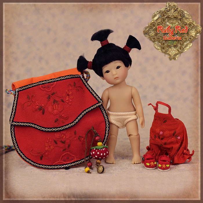5.5'' Tanghulu - San Mi’er (Sentimental) Doll Set (TA0003A)