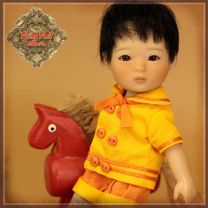 5.5" Shan Orange School Uniform outfit (HC0070A)