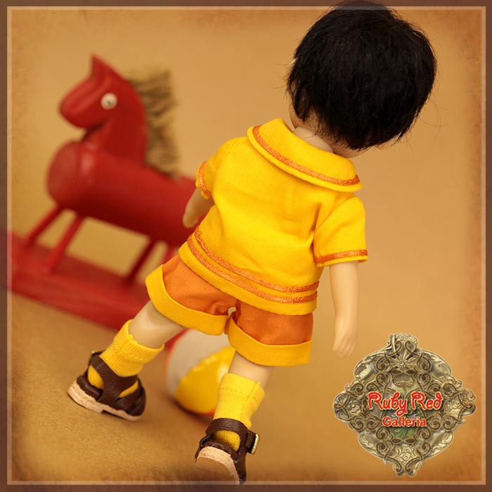 5.5" Shan Orange School Uniform outfit (HC0070A)