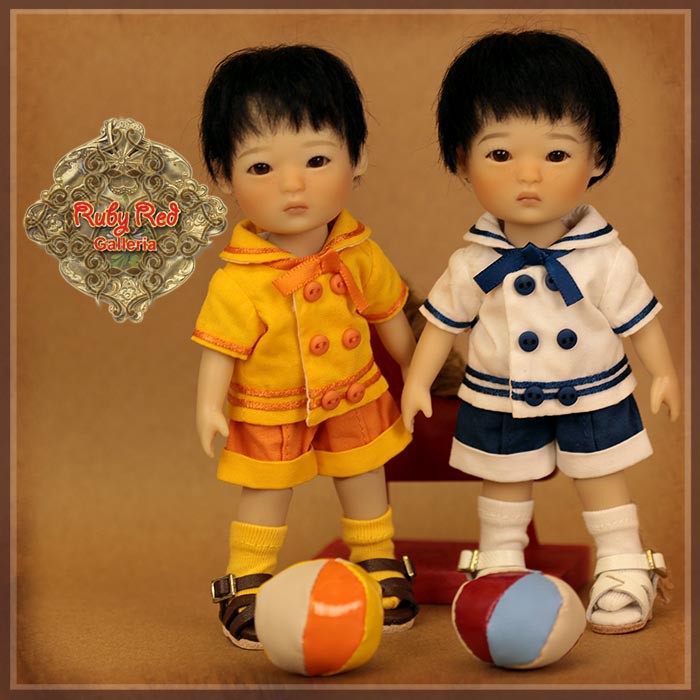 5.5" Shan Orange School Uniform outfit (HC0070A)