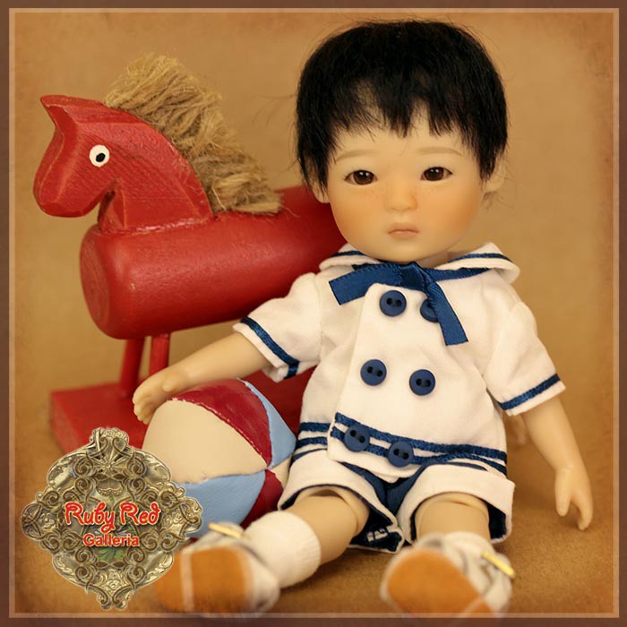 5.5" Shan White School Uniform Outfit (HC0071A)
