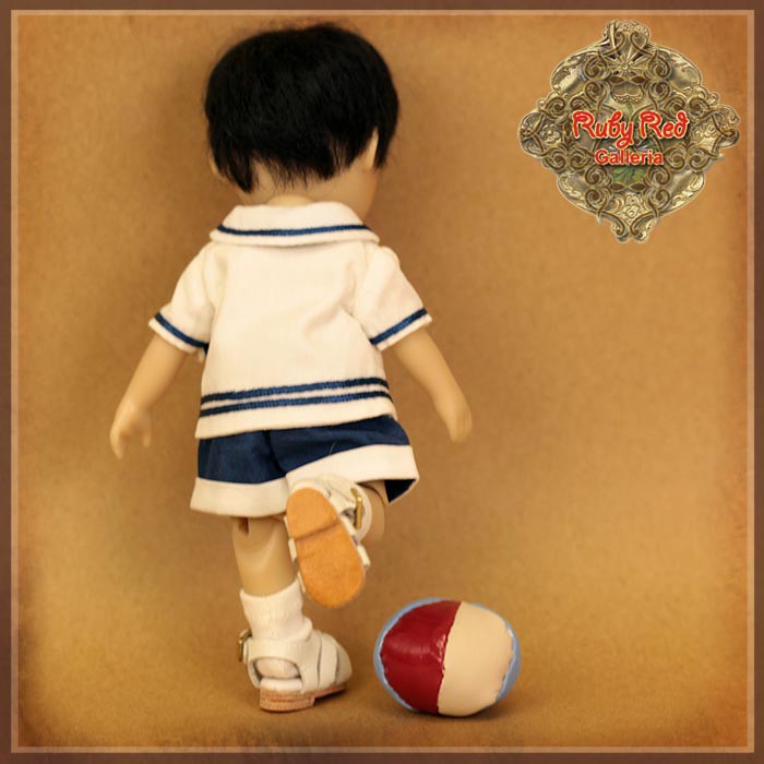 5.5" Shan White School Uniform Outfit (HC0071A)