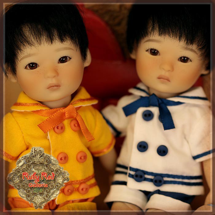 5.5" Shan White School Uniform Outfit (HC0071A)