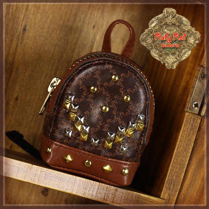 Twin Brown Backpack for 12'' (WZ0013A)