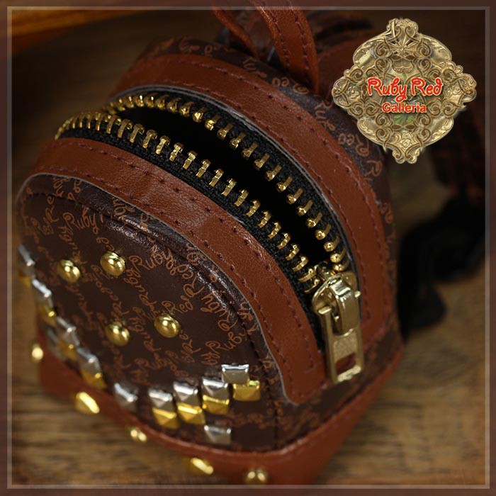 Twin Brown Backpack for 12'' (WZ0013A)