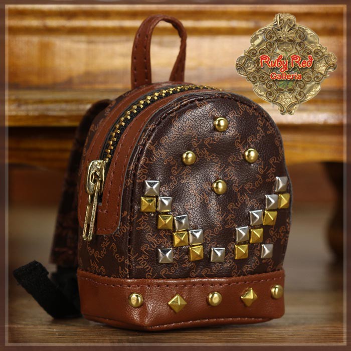 Twin Brown Backpack for 12'' (WZ0013A)