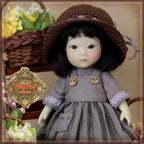 5.5" Yu Ping Twin Grey Dress Outfit (HC0076A)
